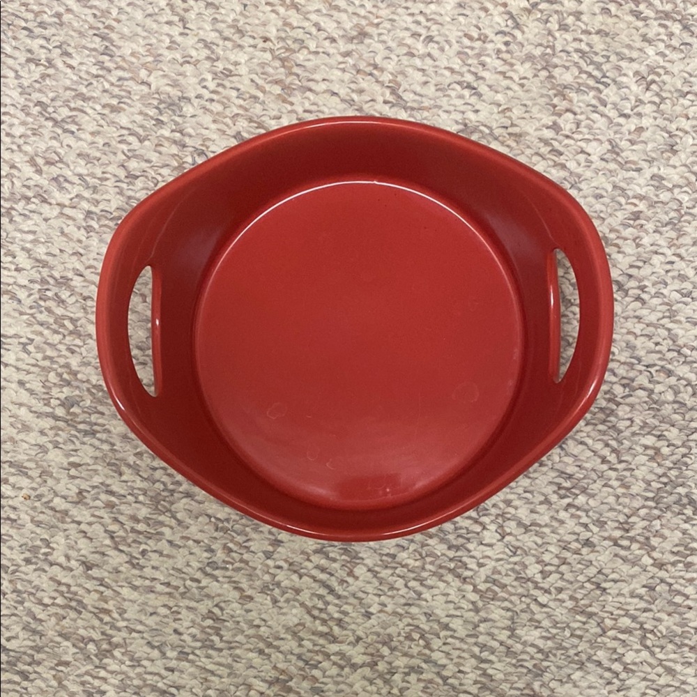 Red Ceramic Baking Dish - Picture 2 of 5